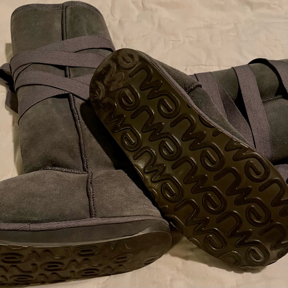 Emu Wool Lined Suede Boots - image 6